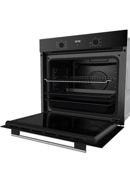 Flowart Florenz Plus Siyah 3'lü Ankastre Set ( QBL63CS-SS035-D077 )