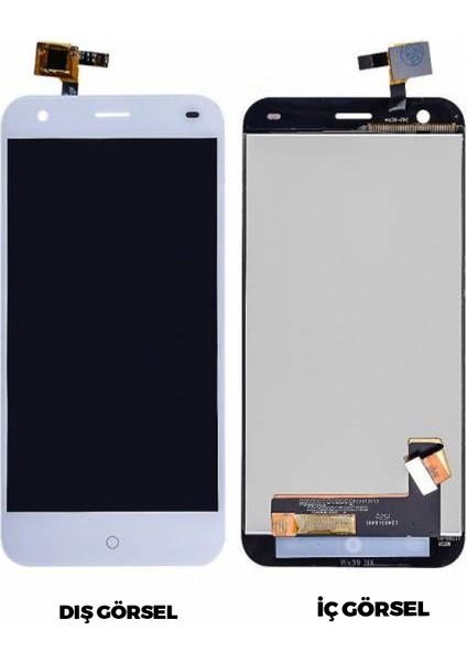 Turkcell T60 Uyumlu Lcd+Dokunmatik+Çıtalı