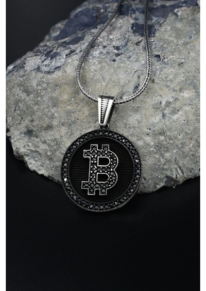 Bitcoin Gümüş Kolye Zincir 925 Ayar 901570 fiyatları