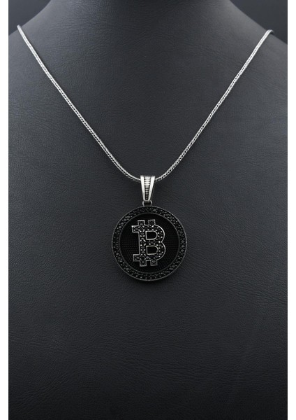 Bitcoin Gümüş Kolye Zincir 925 Ayar 901570 fırsatları
