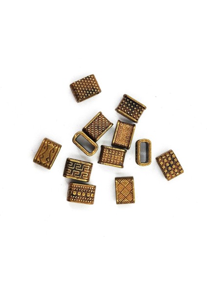 3X10 mm Desenli Deri Bileklik Ara Aparatı (100 Gram)