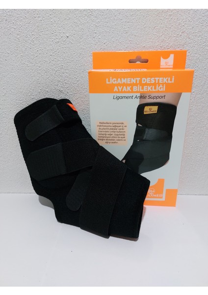 Ligament Destekli Ayak Bilekliği 8 Bandajı (Standart Siyah) modelleri