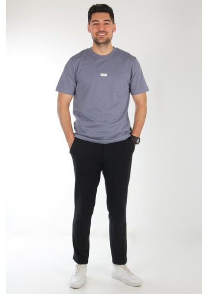 2702 Baskı 2 - Worldwıde 1 Baskılı 18*1 Süprem O Yaka T-Shirt