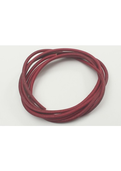 Deri Kordon 3 Mm Yuvarlak Deri (2 Metre)