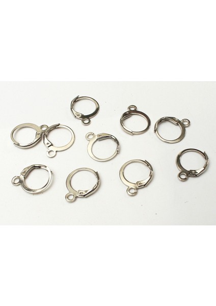 Italyan Yuvarlak Küpe Kancası (50 Çift)