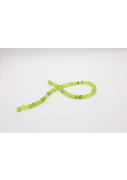 Peridot Doğal Taş Boncuk 8 Mm