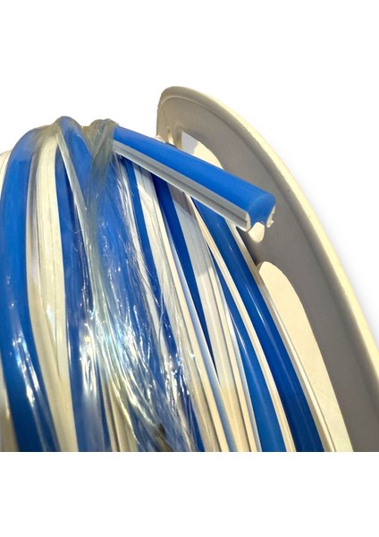 Ikinci Nesil Mavi Difüzör 5 Metre 6mm Neon LED Silikon Şerit Kapağı (Led Şerit Içermez) modelleri
