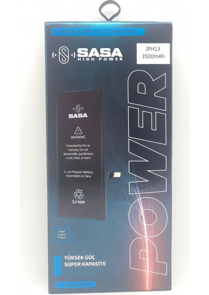 Apple iPhone 13 Battery 3410 mAh Yüksek Amper Batarya