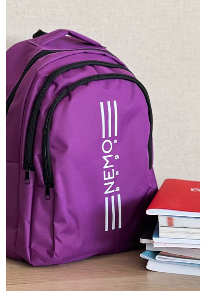 Unisex Sırt Çantası Büyük Boy Okul Spor Çantası, 16,9 Inç, 45X30X15CM 24 Lt