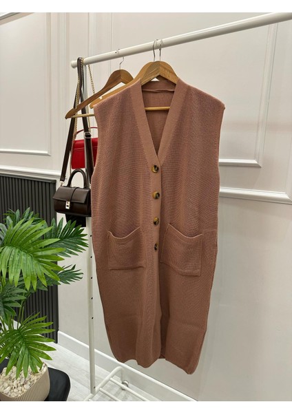 Şık Triko Tunik Yelek BK-7112