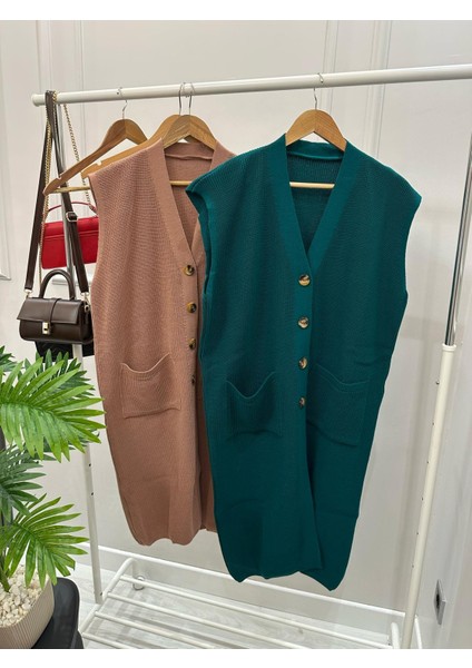 Şık Triko Tunik Yelek BK-7112