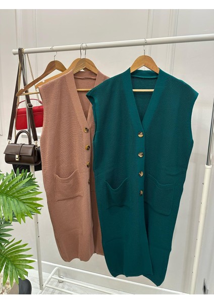 Şık Triko Tunik Yelek BK-7112
