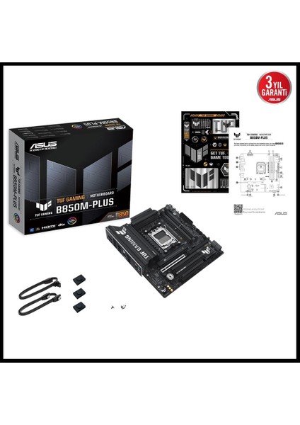 Tuf Gamıng B850M-PLUS, 4xddr5, 3x M.2, Hdmı, Dp, Type-C, Amd Ryzen 9000 Serisi, Am5 Soket Anakart indirimleri