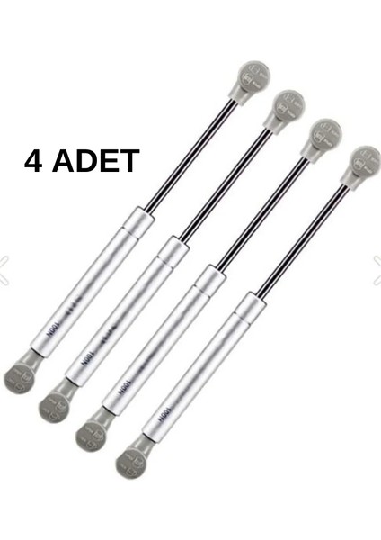 4 Adet Dolap Kapak Pistonu Gazlı Amortisörü Piston Kapak Hidroliği 27 cm Mutfak Dolabı 100N