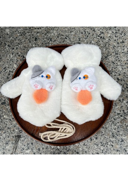 Sevimli Ilginç Peluş Parmak Eln Kadın Kürklü Sonbahar ve Kış Anti Soğuk Donma (Yurt Dışından) indirimleri