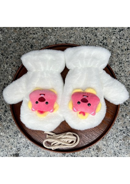 Sevimli Ilginç Peluş Parmak Eln Kadın Kürklü Sonbahar ve Kış Anti Soğuk Donma (Yurt Dışından) fiyatları