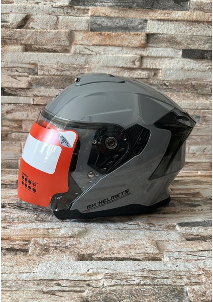 Sports Yarım Açık Motosiklet Kask Güneş Vizörlü Nardo Gri fiyatları