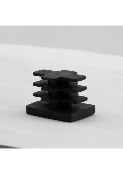 Masa Sandalye Sehpa Ayak Tapası Tıpa Papuç Takoz Diktörtgen 20X30 mm Parke Zemin Koruyucu 12 Adet indirimleri