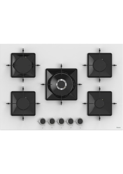 Flowart Florenz Plus Beyaz 3'lü Ankastre Set ( QBL63CB-SS036-D078 )
