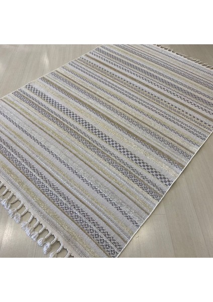 Meridyen 4801 Bej-Beyaz Halı