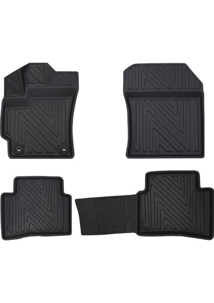 Toyota Corolla Cross 2020 Ve Sonrası Uyumlu 4d Premium Havuzlu Paspas