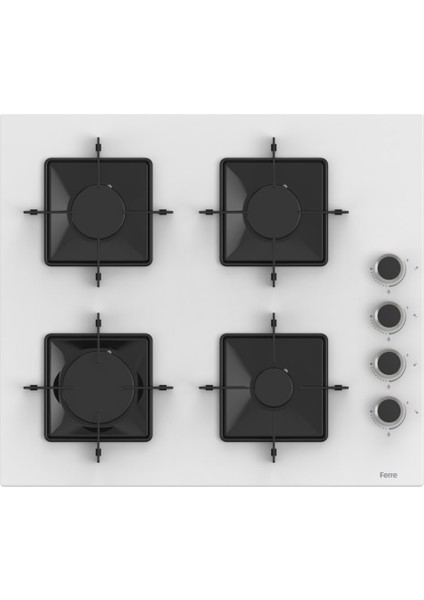 Flowart Ventora Essential Beyaz 3'lü Ankastre Set ( QBL63CB-SS206-D087 )