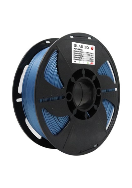 PETG Plus Filament Sedefli Mavi 1.75MM 1kg
