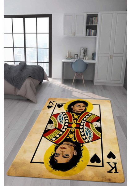 Kaymaz Taban Makinada Yıkanabilir Dijital Baskı Retro Desenli Çocuk Genç Odası Halısı Dot Taban Halı RTR06 fiyatları