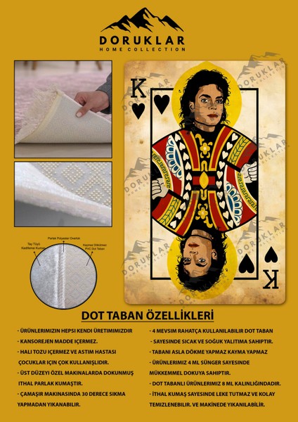 Kaymaz Taban Makinada Yıkanabilir Dijital Baskı Retro Desenli Çocuk Genç Odası Halısı Dot Taban Halı RTR06 fırsatları