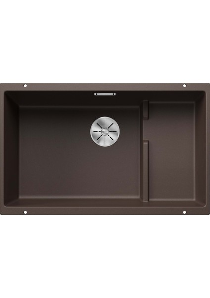 523461-BLANCO Subline 700 -U Level Granit Eviye Kahve