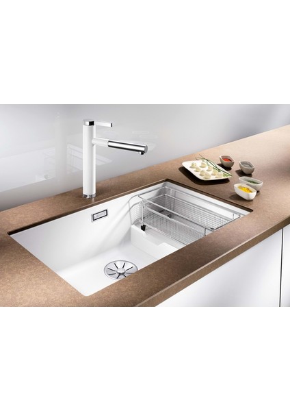 523461-BLANCO Subline 700 -U Level Granit Eviye Kahve