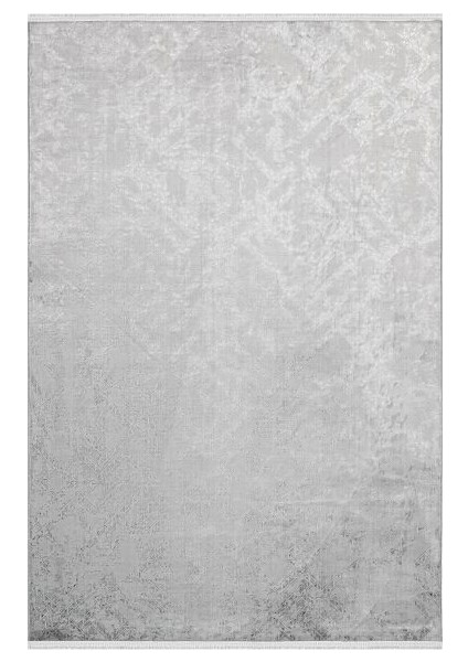 Luxess Cotton Koleksiyonu Düz Sade Dokuma Halı 1076 Gri