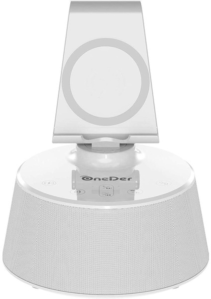 V02 Wireless Şarjlı Dokunmatik Digital Saat Kablosuz Hoparlör - Speaker