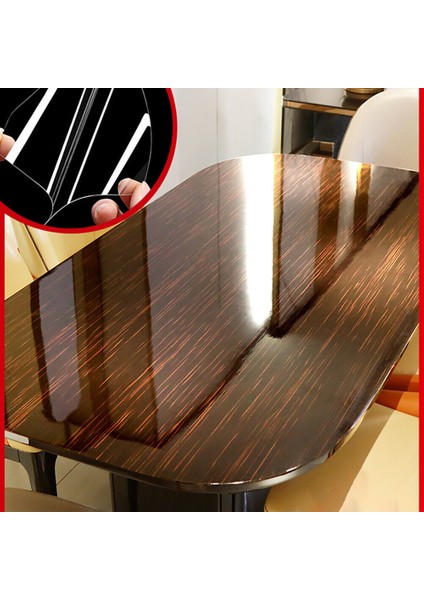 137 x 5 Metre Şeffaf Parlak Yapışkanlı Folyo Koruma Folyosu,mutfak Dolabı,masa,mobilya Koruma Folyosu