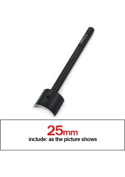SIYAH-25MM Tarzı Yarım Daire Delme Dikiş Kesim Çelik Deri Köşe Kesici Uzunluğu 11 cm Manuel Yuvarlak Kemer Kayışı Cüzdan Çanta Deri Yumruk Aracı (Yurt Dışından)