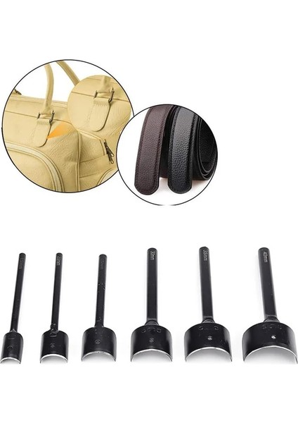 SIYAH-25MM Tarzı Yarım Daire Delme Dikiş Kesim Çelik Deri Köşe Kesici Uzunluğu 11 cm Manuel Yuvarlak Kemer Kayışı Cüzdan Çanta Deri Yumruk Aracı (Yurt Dışından) fiyatları