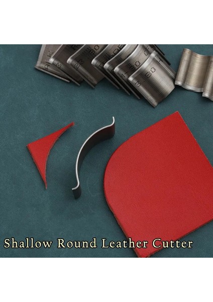 R25 Tarzı 10 Boyutu Sığ Yuvarlak Deri Kesici Rcle Kesme Kalıp Kemer Dizüstü Cüzdan Köşe Dıy Delme Aracı (Yurt Dışından)