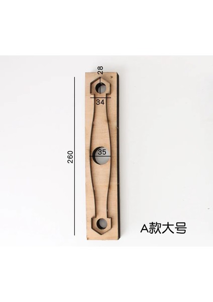 A-L Tarzı Çanta Kolu Kesme Kalıp Dıy Deri Şablon Pratik Leathercraft Yumruk Aracı El Sanatları Kayış Kafa Deri Çanta Aksesuarları (Yurt Dışından)