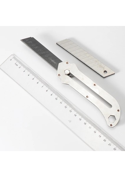 Paslanmaz Çelik Endüstriyel Sınıf Maket Bıçağı Tüm Çelik Duvar Kağıdı Bıçağı Kağıt Kesme Bıçağı Sk5 Bıçak (Yurt Dışından) fırsatları
