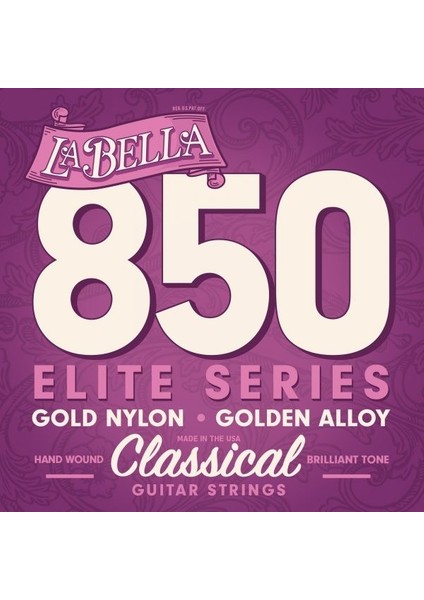 850 Elite Klasik Gitar Teli