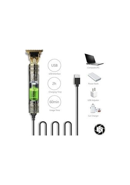 Tıraş Makinesi USB Şarjlı Saç Sakal Vücut Kıl Tüy Alma Kadın Erkek Epilasyon Berber & Kişisel modelleri