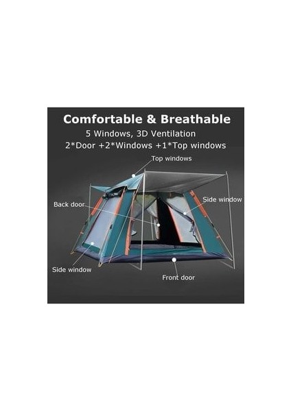 Otomatik 8 Kişilik Çadır Kamp Outdoor Plaj Piknik Çadırı indirimleri