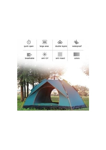 Otomatik 6 Kişilik Çadır Kamp Outdoor Plaj Piknik Çadırı