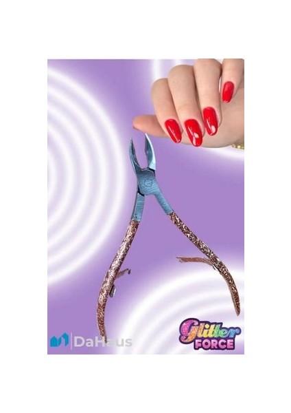 Detaylı Ince Ağız Kütikül Manikür Pens Metalik Profesyonel Gül Kurusu 5mm Simli Tırnak Pens indirimleri