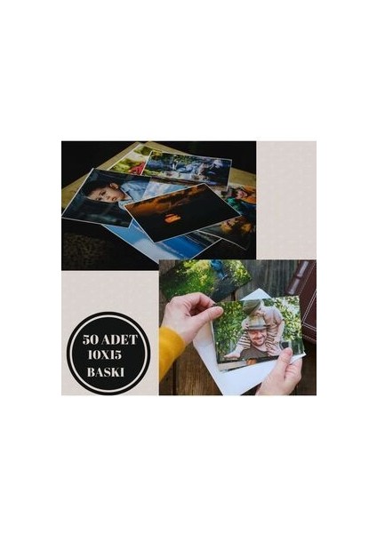 Kişiye Özel Fotoğraf Baskı 50 Adet 10X15CM Fuji Fotoğraf Kağıdı