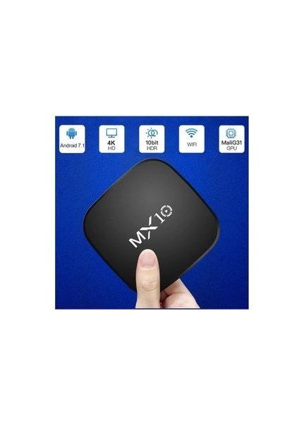 4K Ultra Hd Android Tv Box MX10 Ram:1gb Rom:8gb Android Media Player