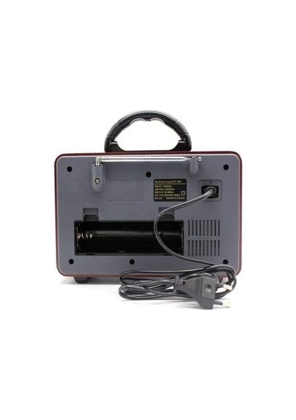 Meier M-111BT Açık Renk Nostaljik Radyo Ahşap Görünümlü Bluetooth Hoparlör Fm Sd Kart USB Girişi fırsatları