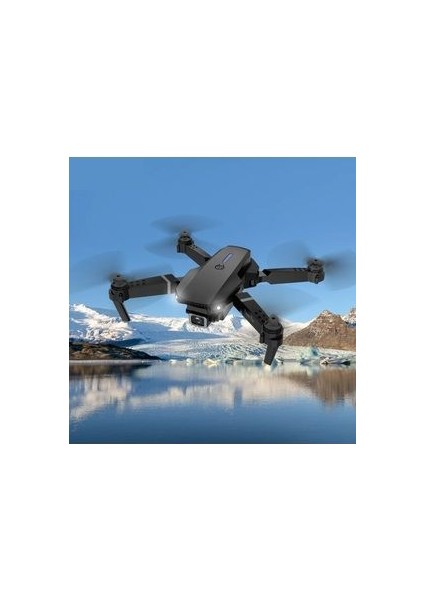Çift Kameralı Drone 4K Hava Quadcopter 2.4g Kızılötesi Rc Işıklı Katlanabilir Drone Wifi