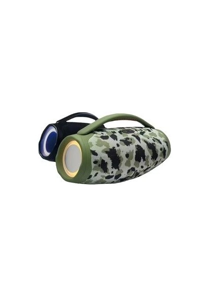Booms Box3 Bluetooth Speaker Şarjlı LED Işıklı Kablosuz Hoparlör