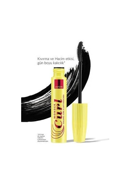 Wonder Curl Hacim Kıvırma ve Kaldırma Etkili Maskara Blackest Black